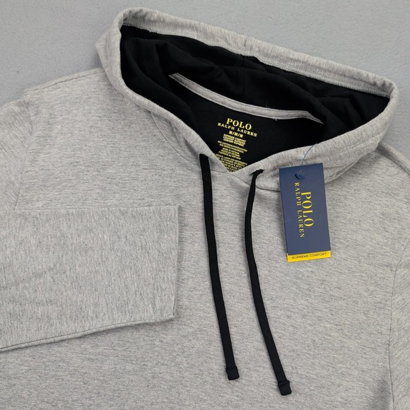 Polo Ralph Lauren Other - Polo Ralph Lauren Hoodie Mens Medium Gray Supreme Comfort Lightweight Pullover